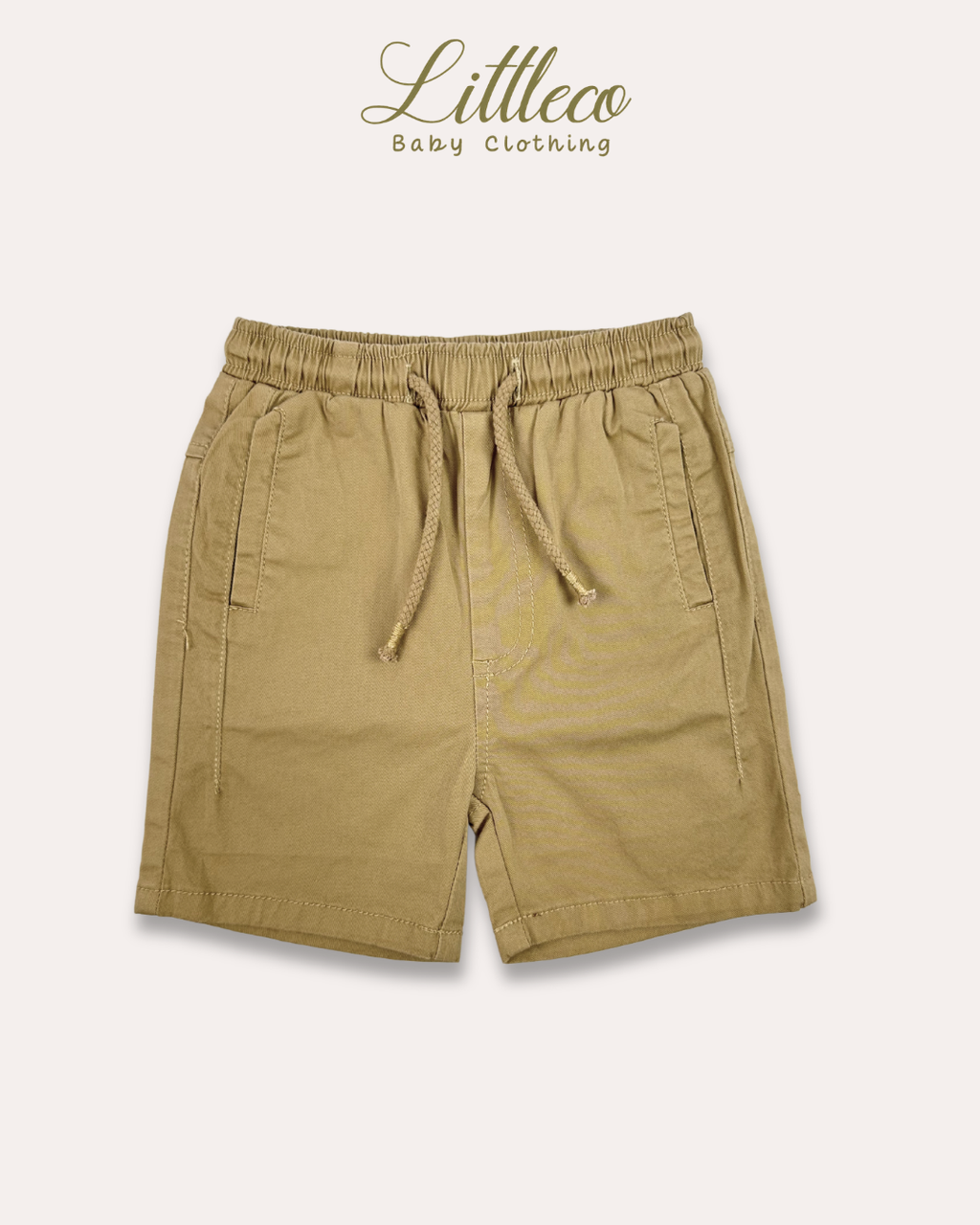 LittleCo Boys’ Drawstring Casual Shorts