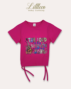 LittleCo Girls’ Tie-Hem Graphic Tee Collection