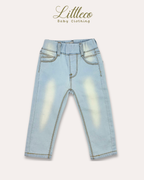 LittleCo Kids’ Light Wash Stretch Denim Jeans