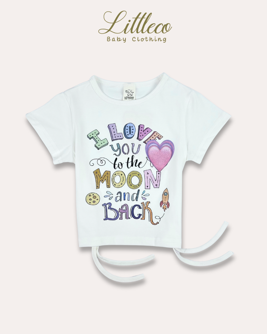 LittleCo Girls’ Tie-Hem Graphic Tee Collection