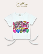 LittleCo Girls’ Tie-Hem Graphic Tee Collection