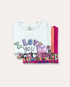 LittleCo Girls’ Tie-Hem Graphic Tee Collection