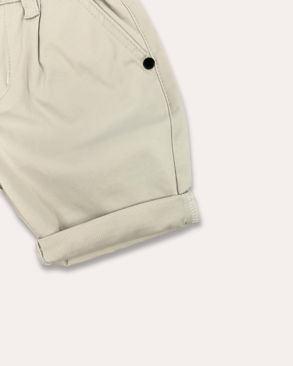 LittleCo Boys’ Rolled Hem Chino Shorts