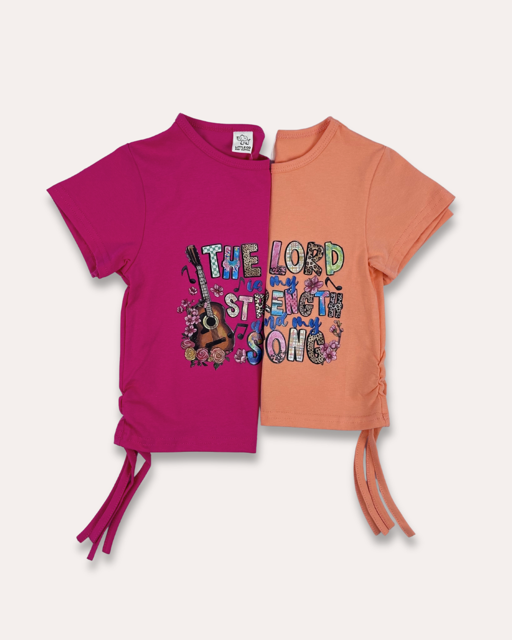 LittleCo Girls’ Tie-Hem Graphic Tee Collection