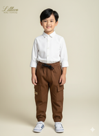 LittleCo Signature Jogger Cargo Pants