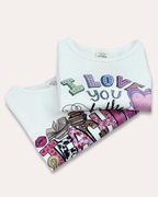 LittleCo Girls’ Tie-Hem Graphic Tee Collection