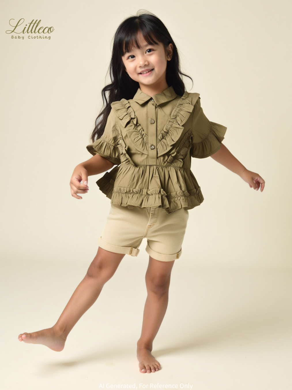 LittleCo Ruffle Baby Blouse