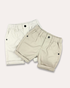 LittleCo Boys’ Rolled Hem Chino Shorts
