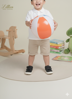 LittleCo Striped Linen Cotton Shorts