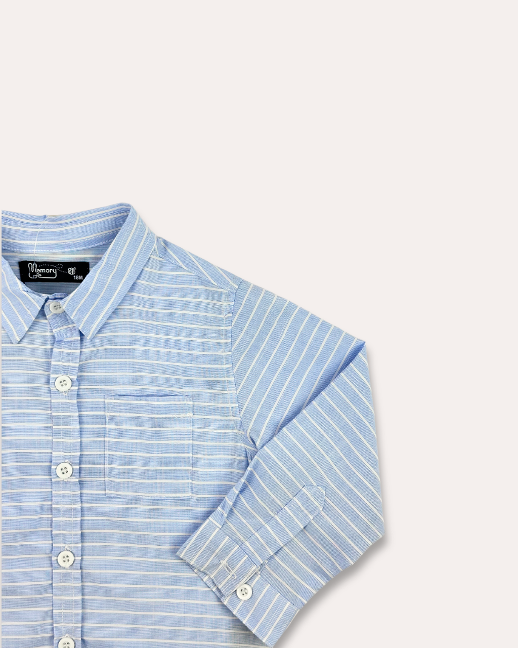 LittleCo Unisex’ Striped Long Sleeve Shirt