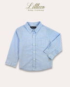 LittleCo Unisex’ Striped Long Sleeve Shirt