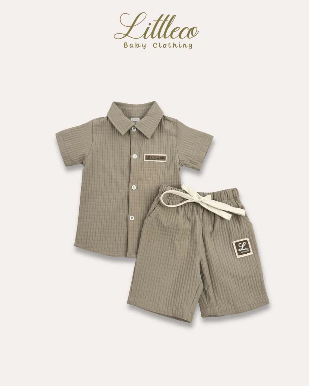 LittleCo Signature Shirt Set