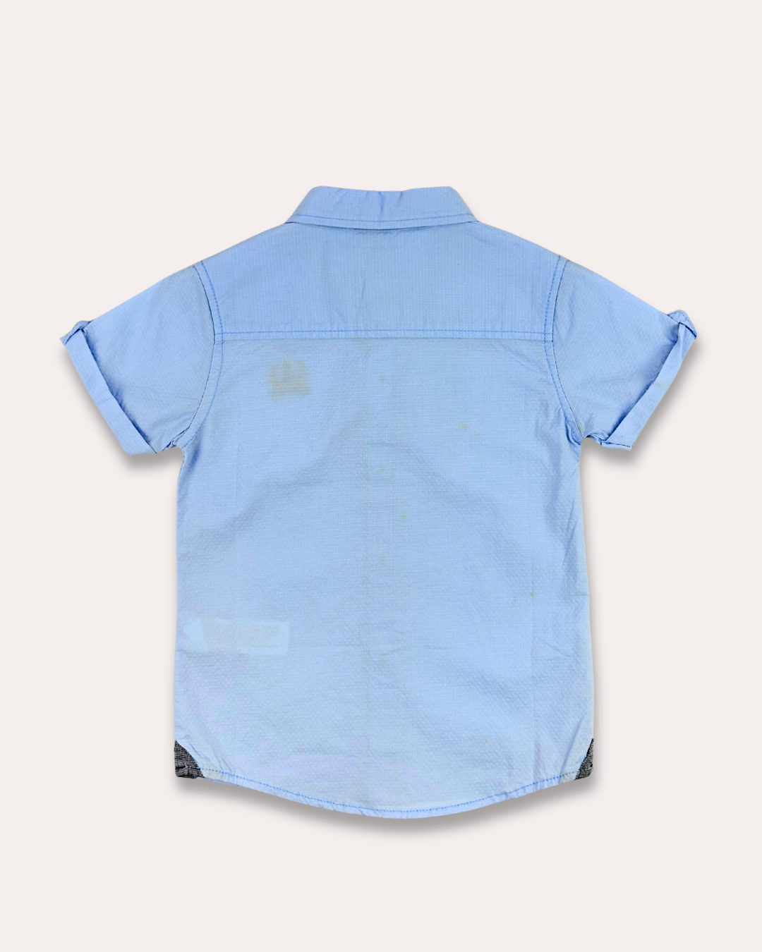 LittleCo Boys Embroidered Crest Shirt
