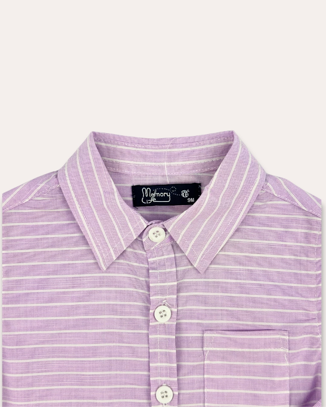 LittleCo Unisex’ Striped Long Sleeve Shirt