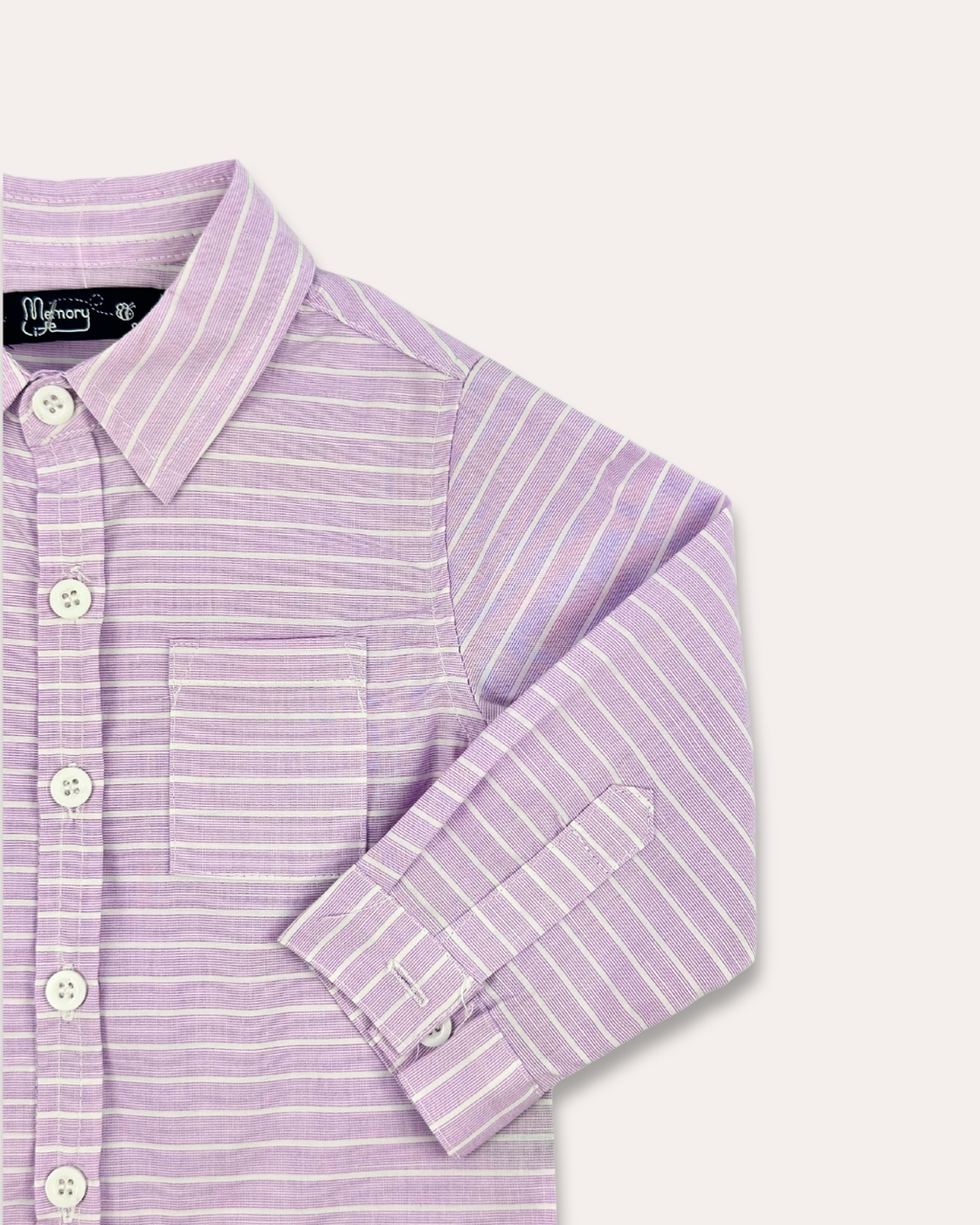 LittleCo Unisex’ Striped Long Sleeve Shirt