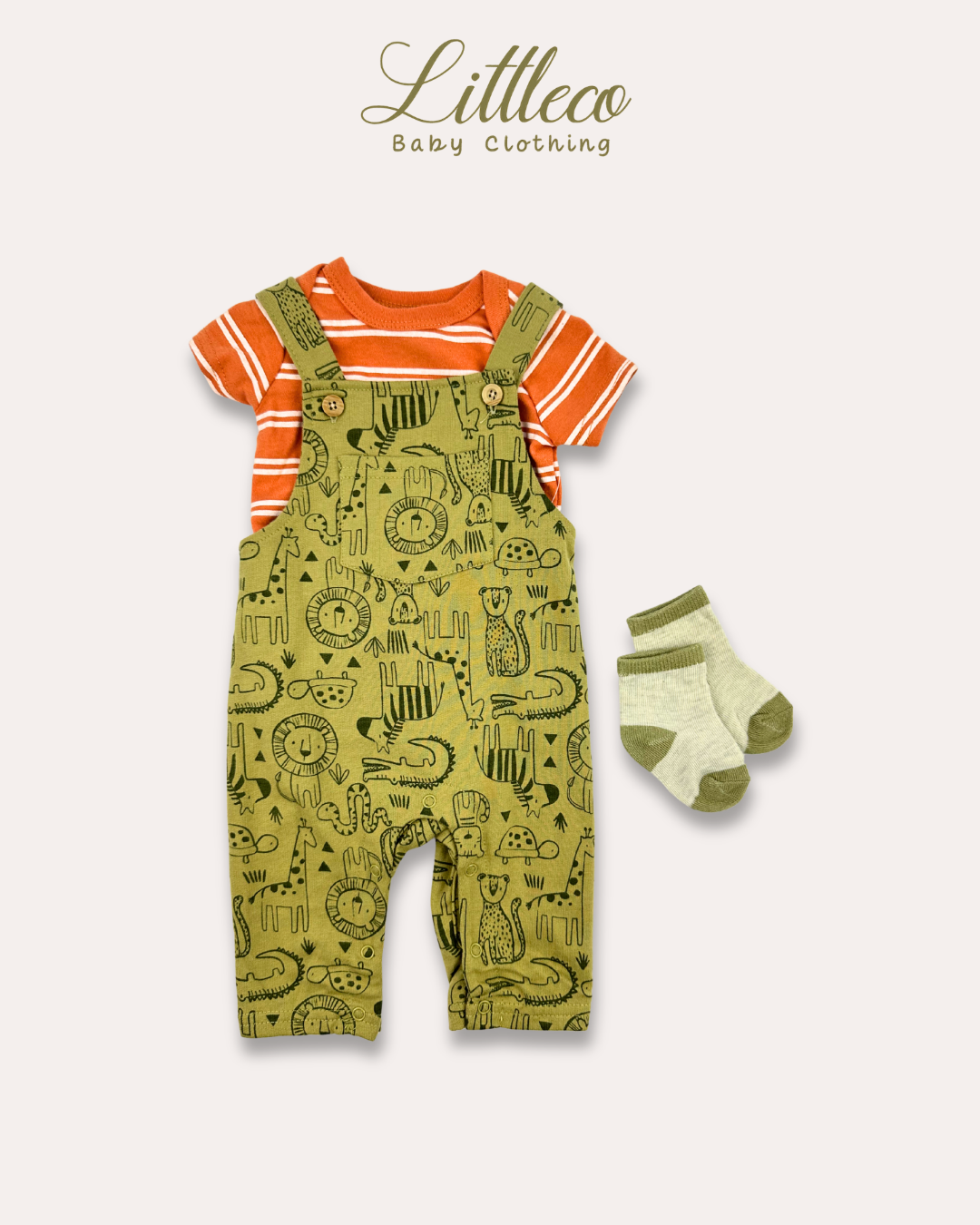 LittleCo 3-Piece Overall Set