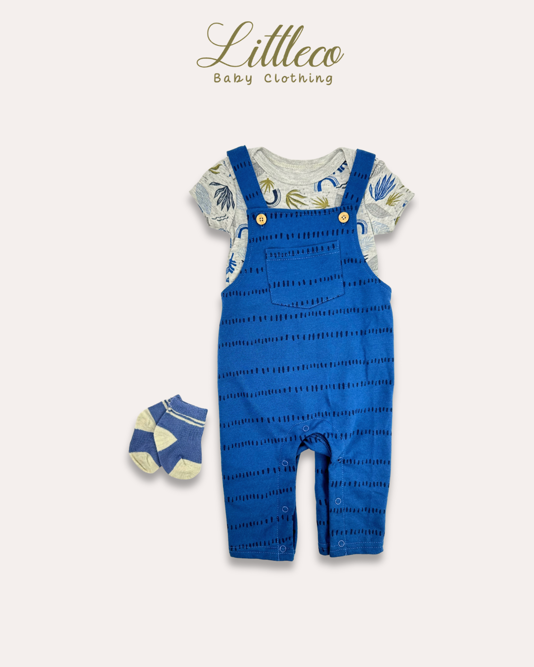 LittleCo 3-Piece Overall Set