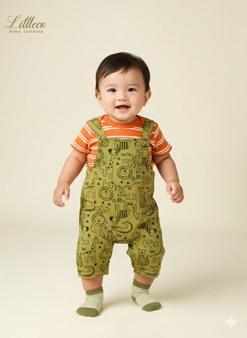 LittleCo 3-Piece Overall Set