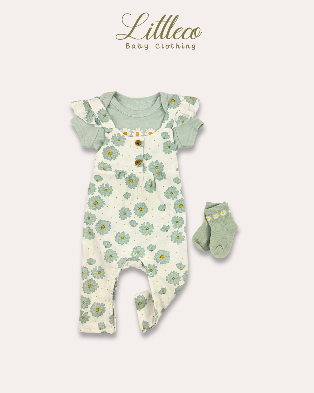 LittleCo 3-Piece Overall Set