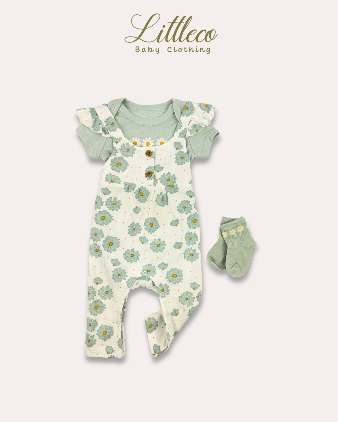 LittleCo 3-Piece Overall Set