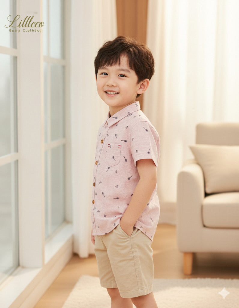 LittleCo Boys Dress Shirt