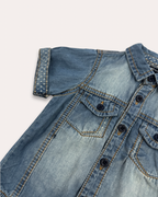 LittleCo Boys’ Denim Short Sleeve Shirt