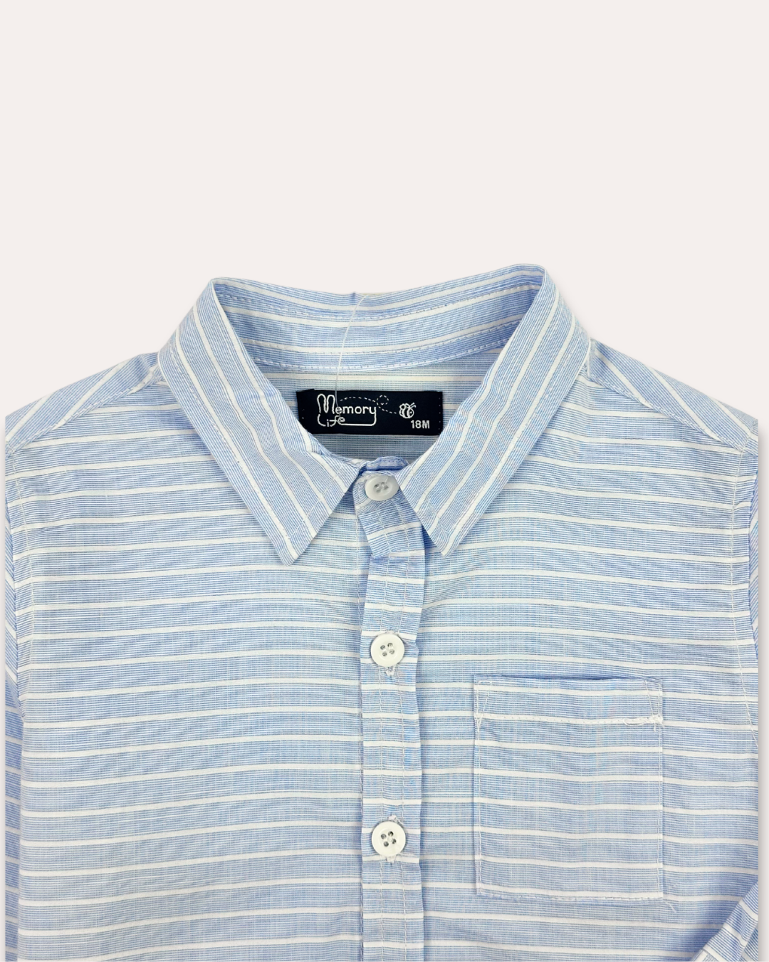 LittleCo Unisex’ Striped Long Sleeve Shirt