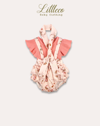 LittleCo Baby Girl Vintage Blossom Romper