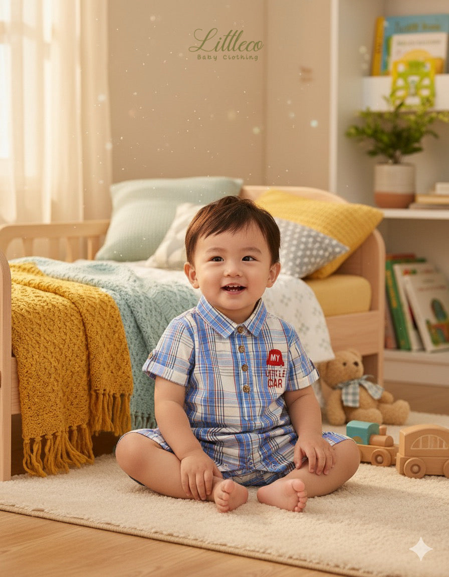 LittleCo Baby Polo Romper Collection