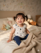 LittleCo Breezy Floral Embroidery Blouse