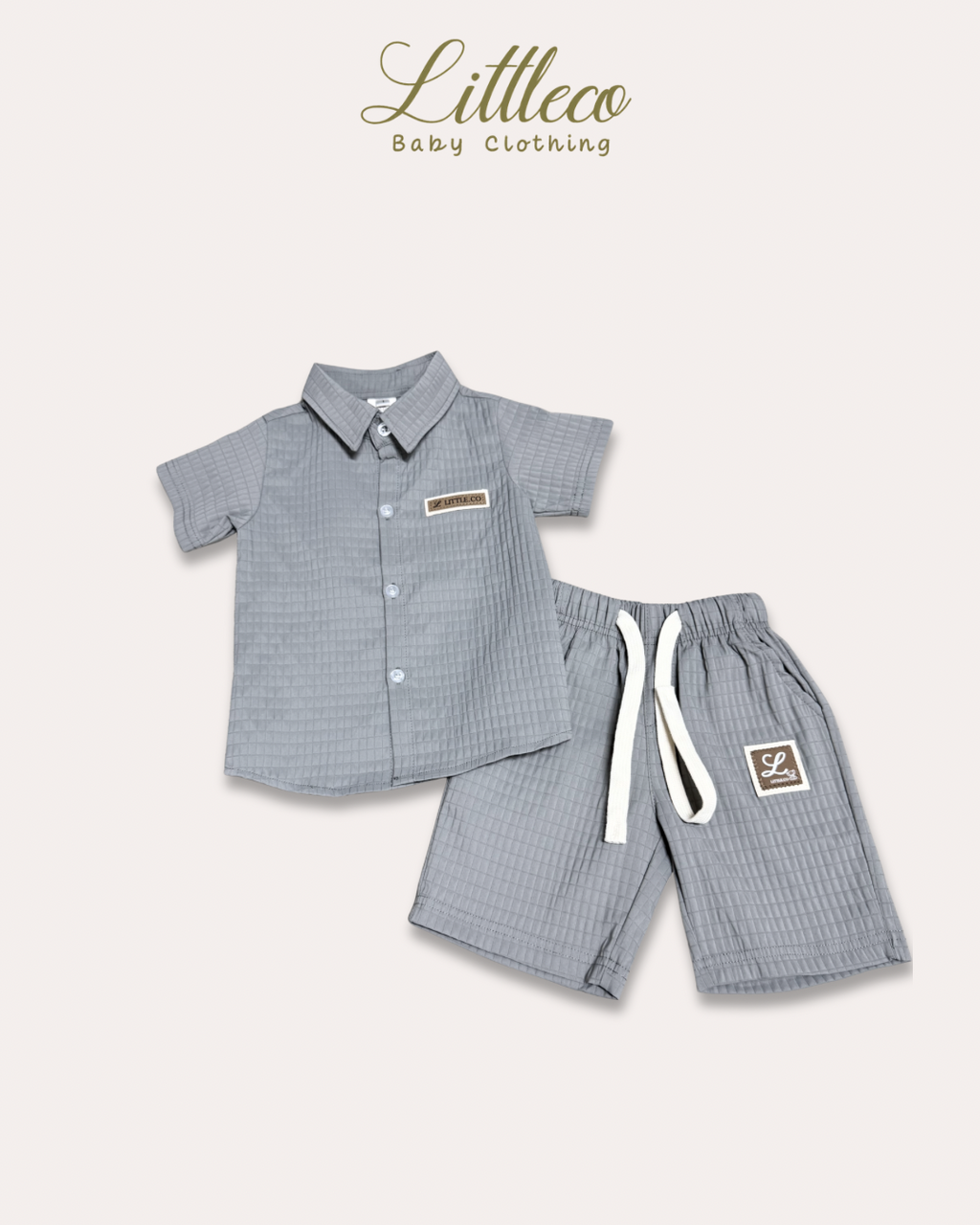 LittleCo Signature Shirt Set