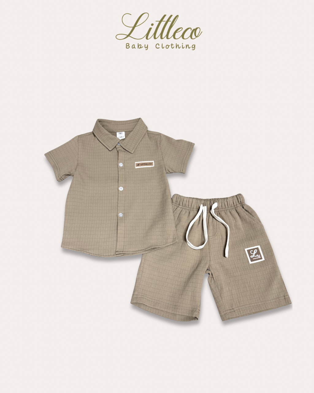 LittleCo Signature Shirt Set